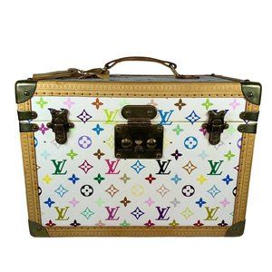 Louis Vuitton Multicolor Boite Pharmacie Monogram Blanc Murakami Trunk LV Case